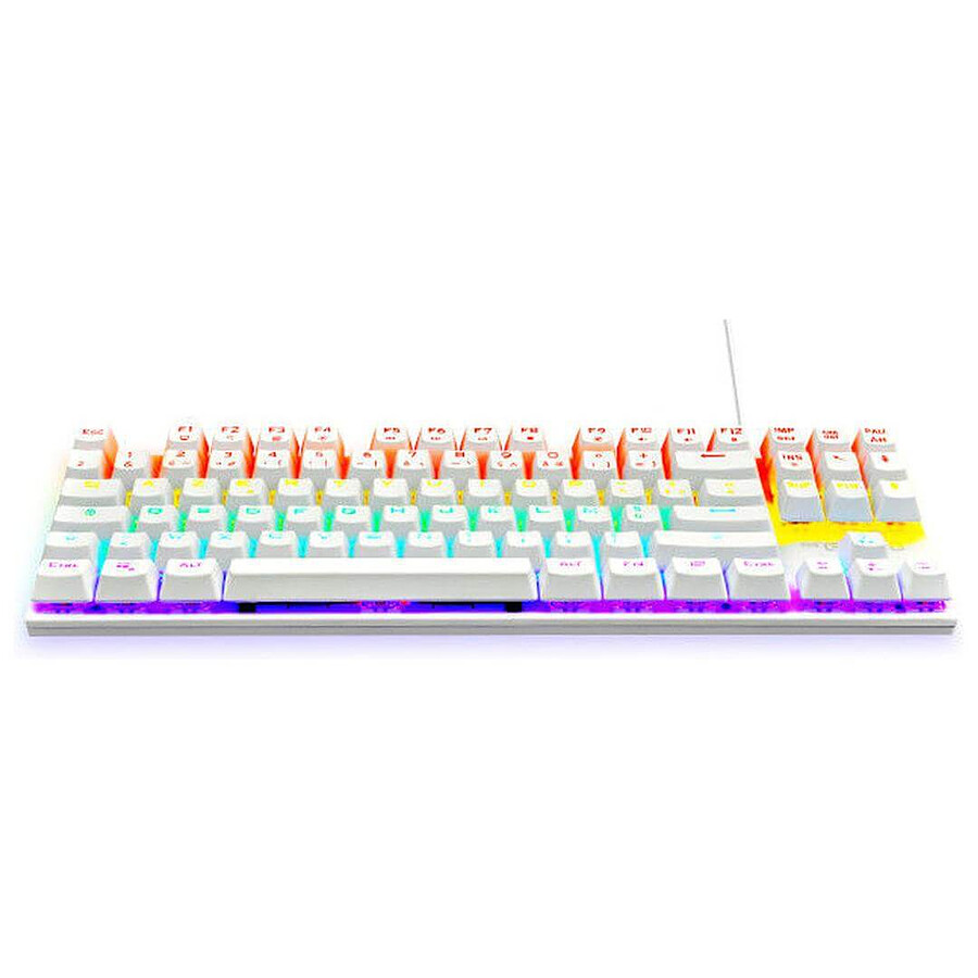 The G-Lab Keyz Mercury TKL - Blanc - Outemu Red