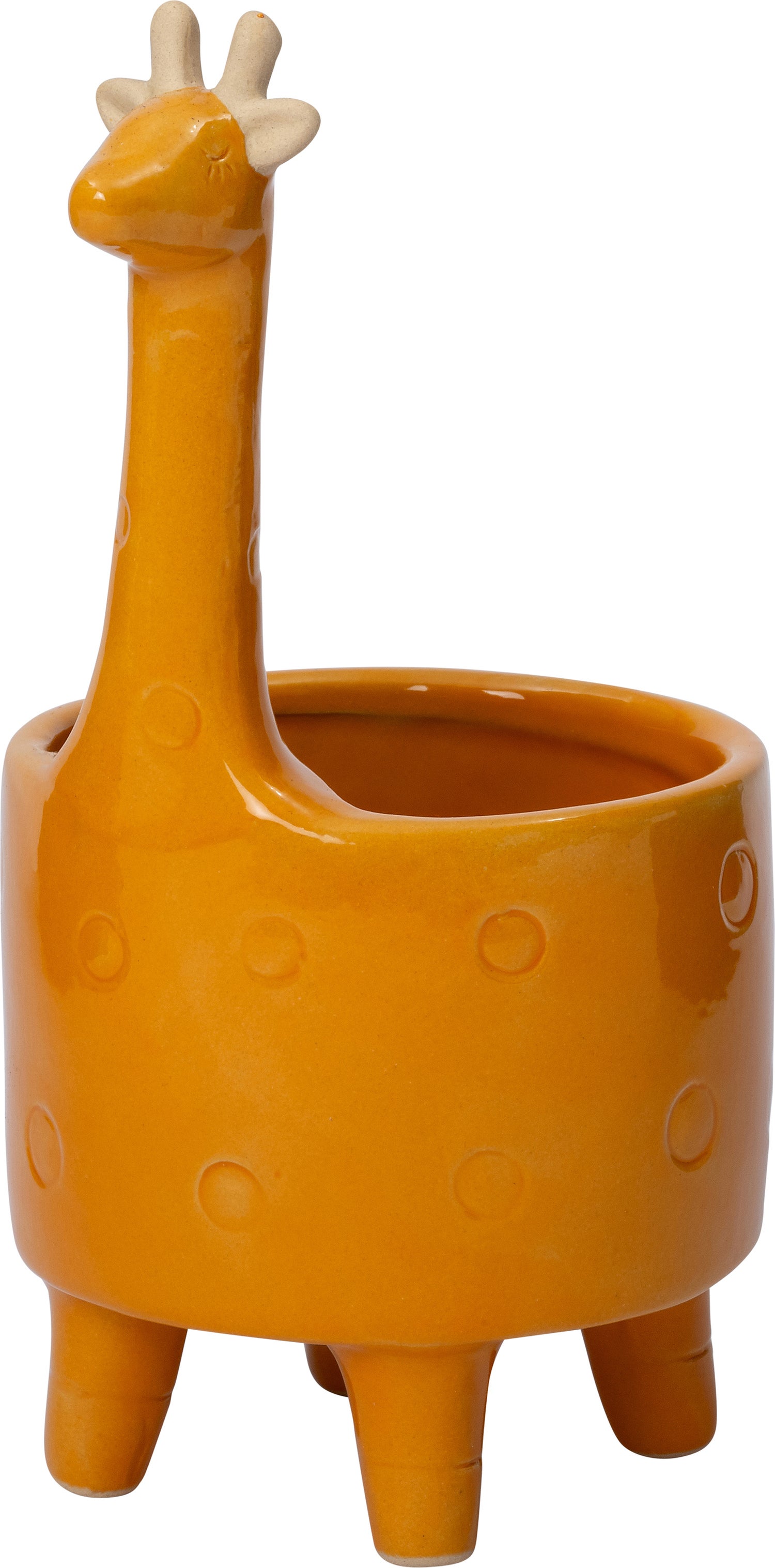 Intratuin bloempot Giraffe geel 11,8 x 11 x 21,8 cm