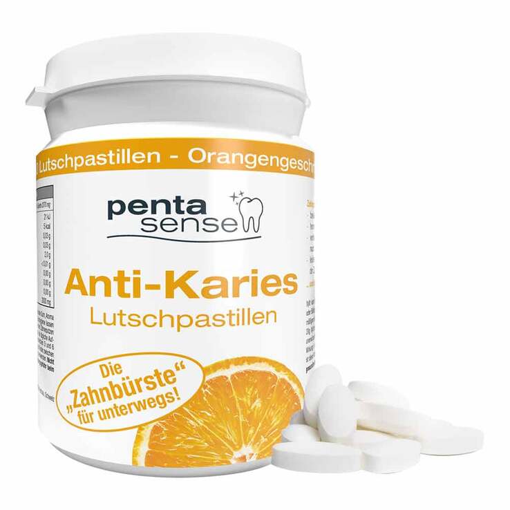 Penta-Sense Anti-Karies Lutschpastillen Orange, 30 St