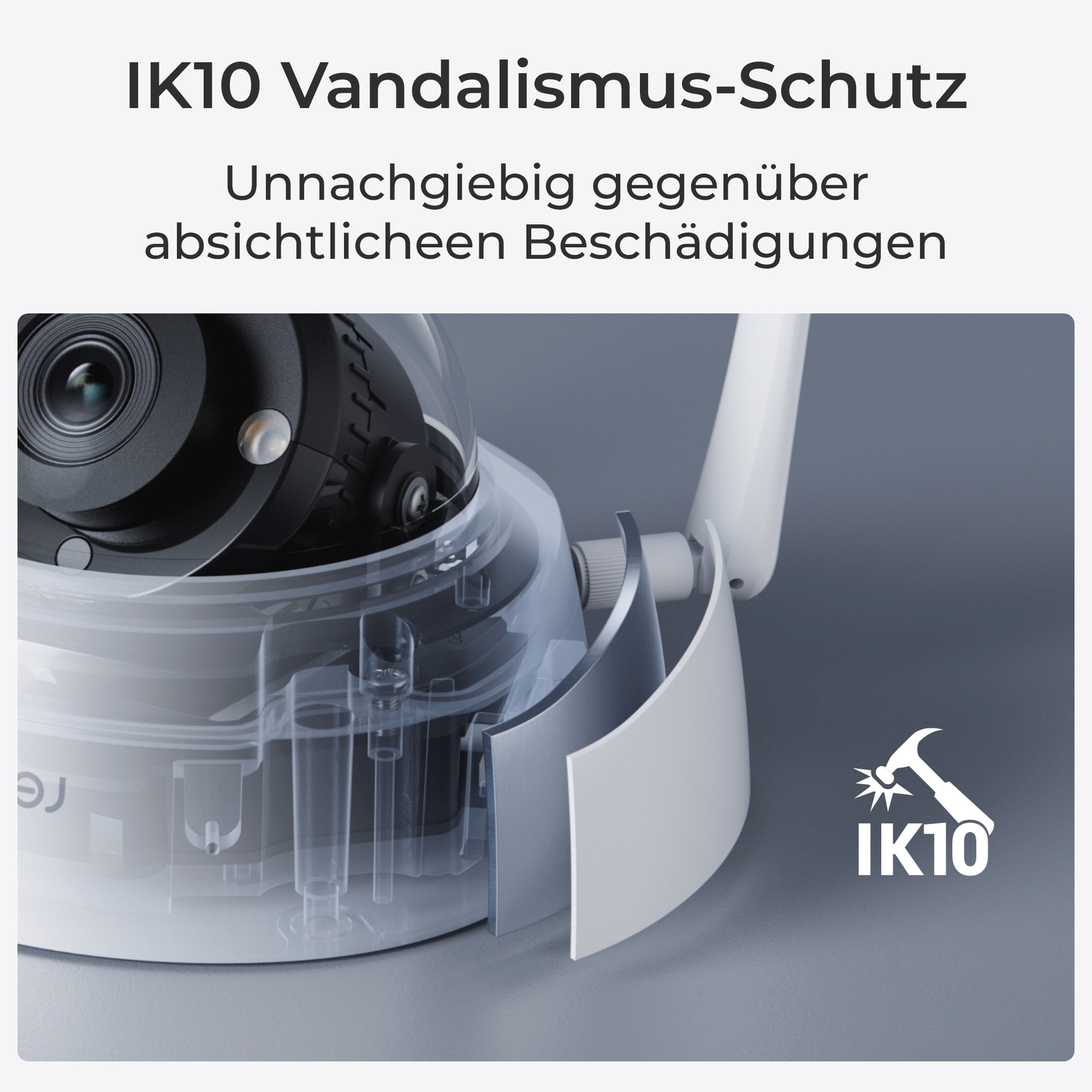 Reolink Überwachungskamera »W437 - 4K WiFi 6 Überwachungskamera Aussen mit 5X optischem Zoom« Aussenbereich Farbnachtsicht, IK10 Vandalismusgeschützt, 2-Wege-Audio, Wetterfest
