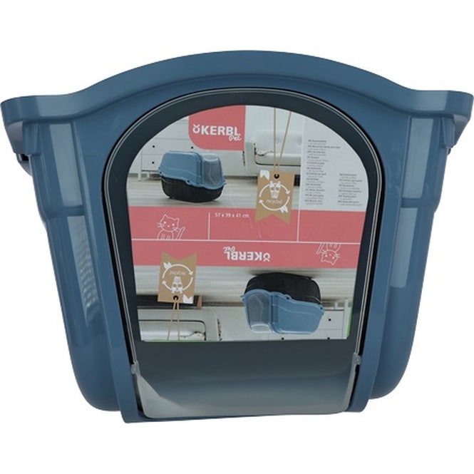 Katzenzubehör - Emma Eco - Katzentoilette - blau/schwarz