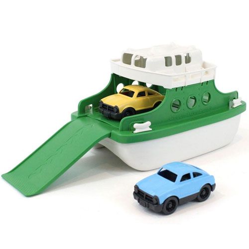 Green toys veerboot met autootjes - gerecycled