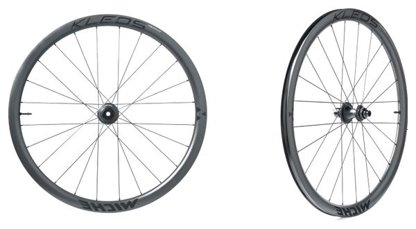 Paire de Roues Miche Kleos RD DX 36-36 Tubeless 700 Disc | 12x100mm | 12x142mm | Centerlock