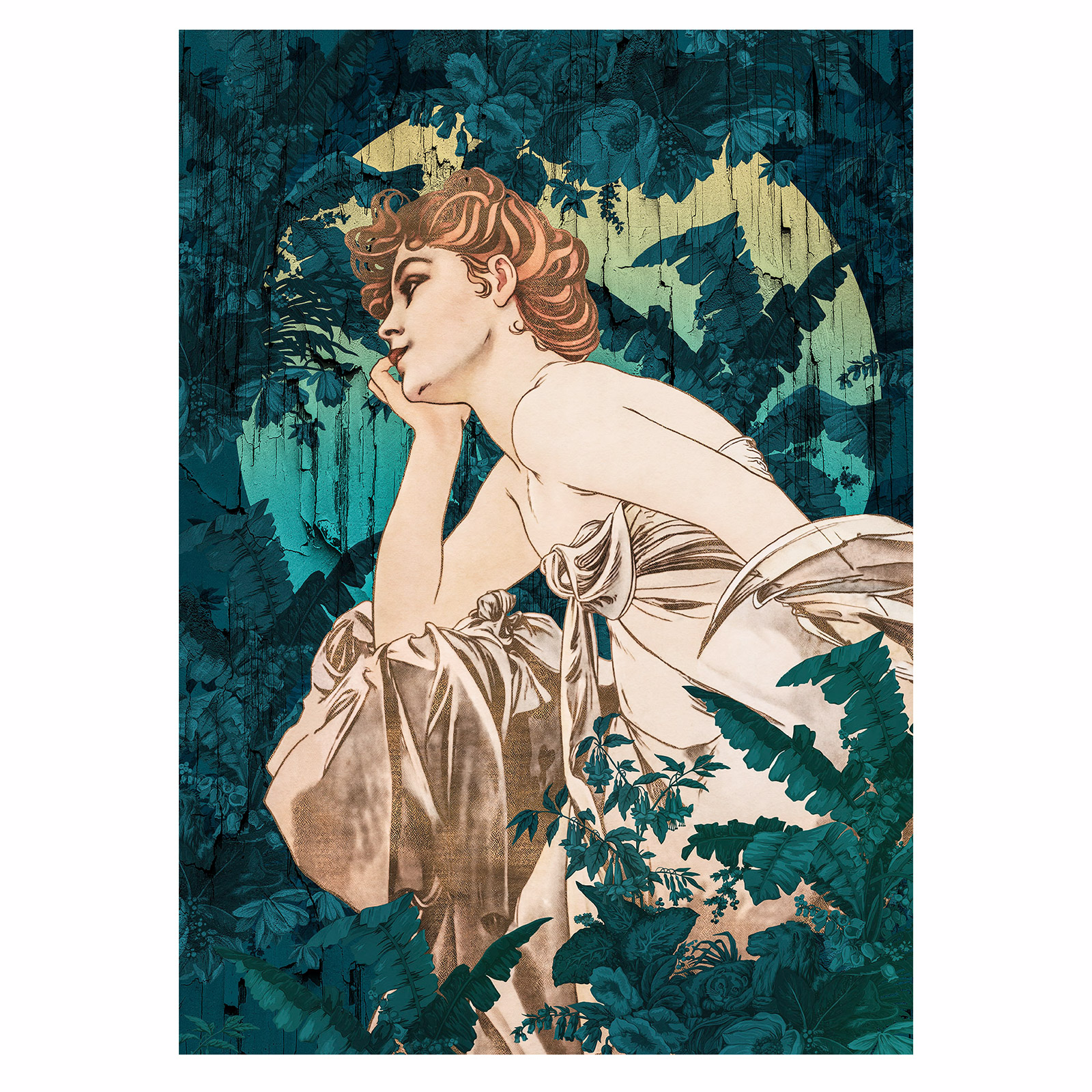 Wandbild DESIREE - bunt - 50x70 cm