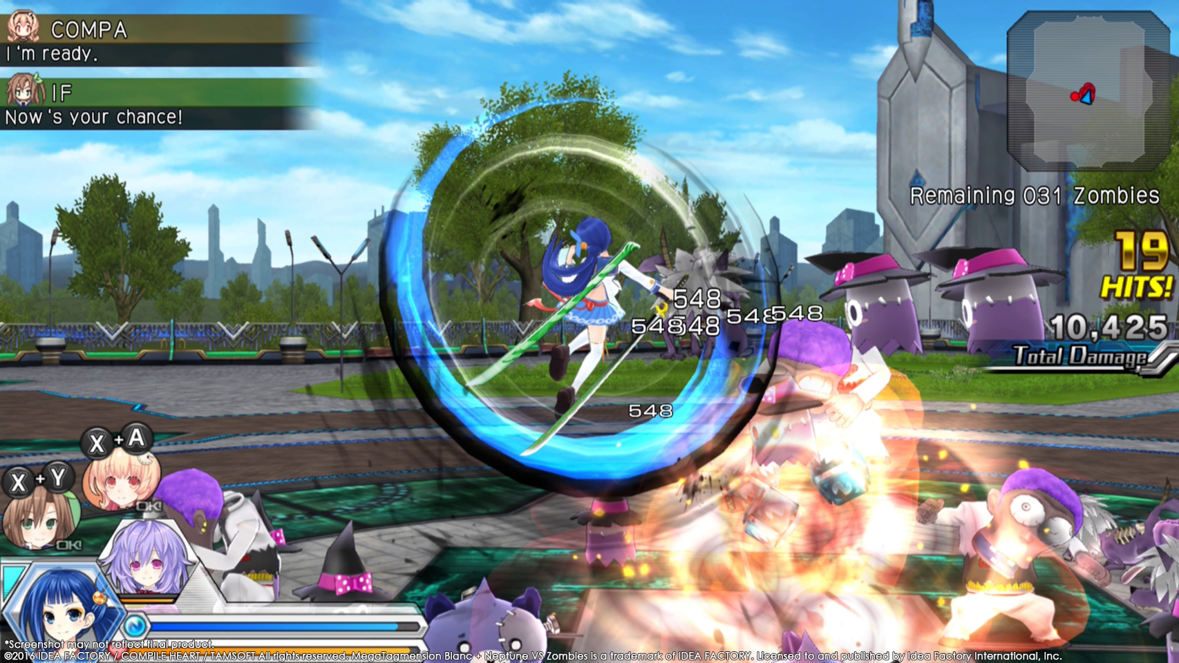 MegaTagmension Blanc + Neptune VS Zombies- PC