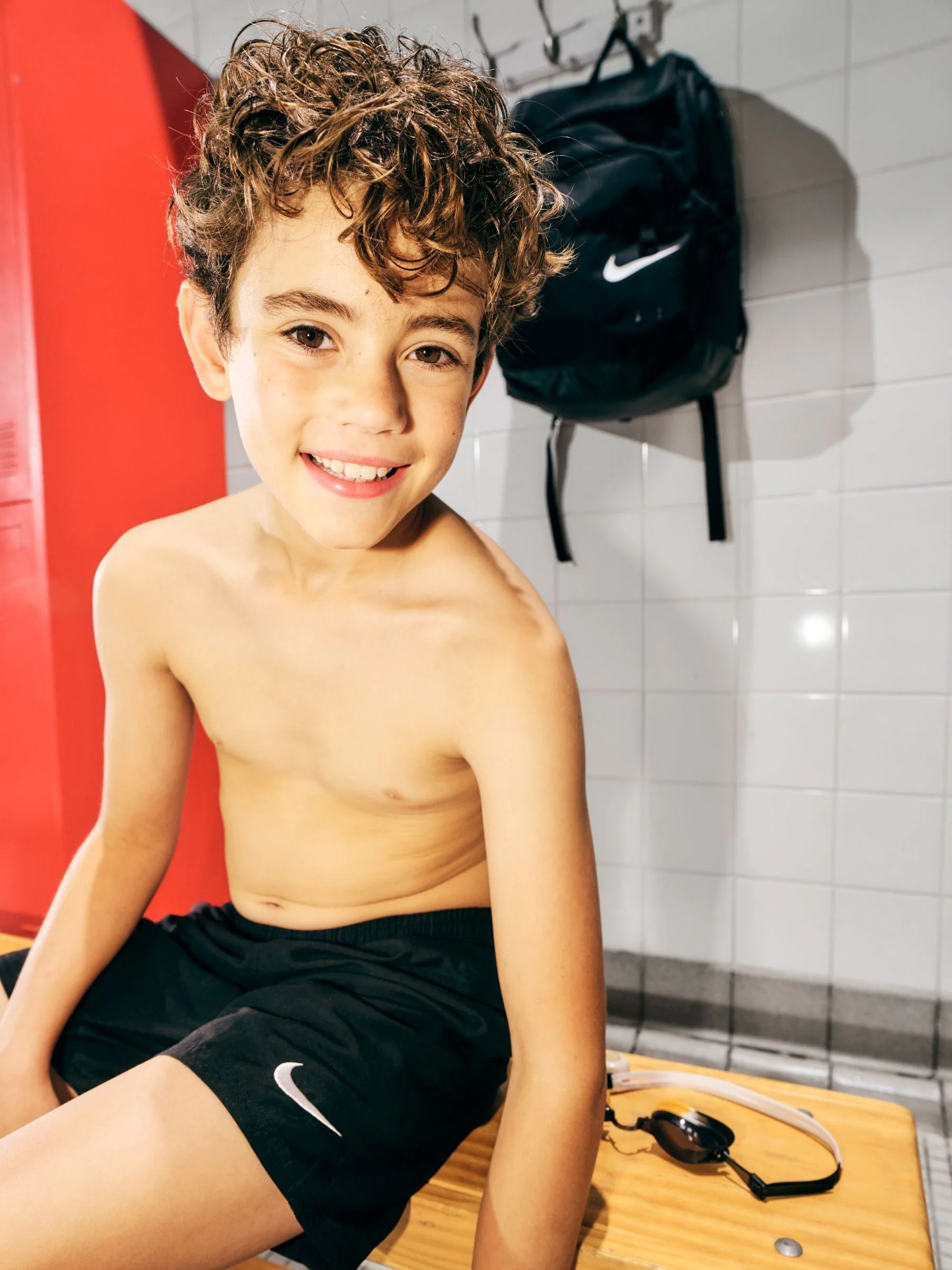 Zwart - Nike - Volley zwemshort van 4 inch