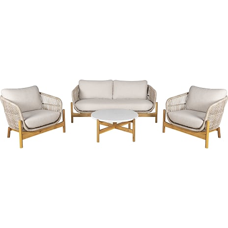 Jack loungesæt m. hynder - beige