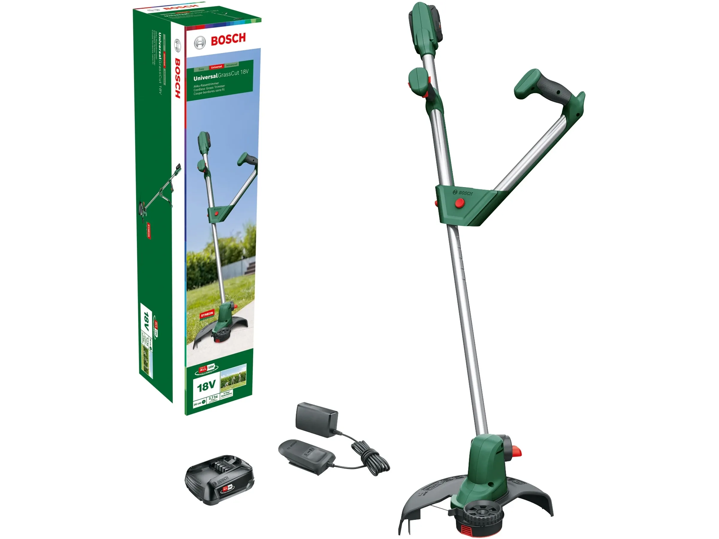 Bosch Akku-Rasentrimmer UniversalGrassCut 18V-26