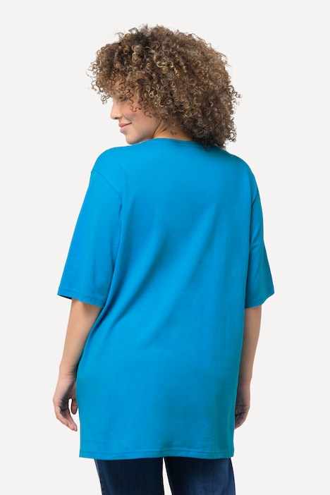 T-Shirt, Rundhalsausschnitt, Relaxed, Halbarm