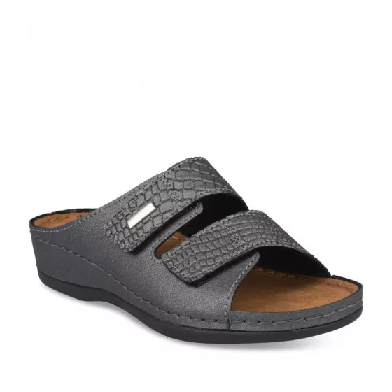 Mules GRIS NEOSOFT RELAX