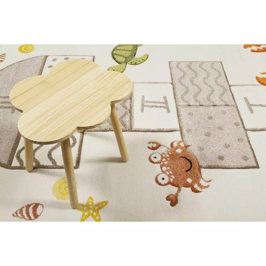 Esprit Kinderteppich Playground beige