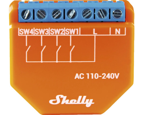 Shelly Plus i4 Scene Activator Bluetooth + WLAN