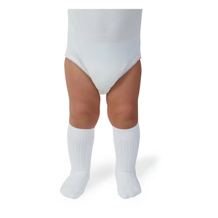 Collégien Chaussettes La Haute | Blanc