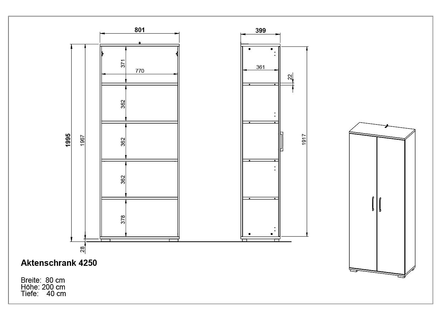 Aktenschrank PROFI 2.0