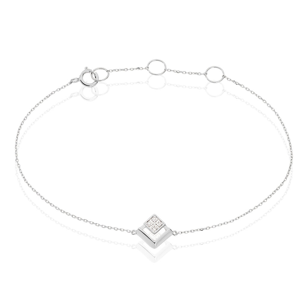 Bracelet Liana Or Blanc Diamant