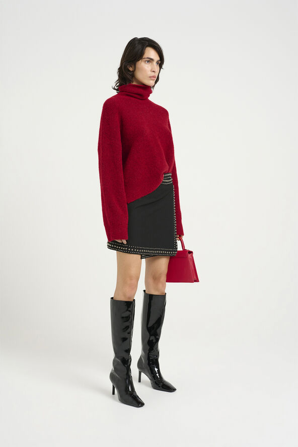 Gestuz AlphaGZ rollneck Haute red melange