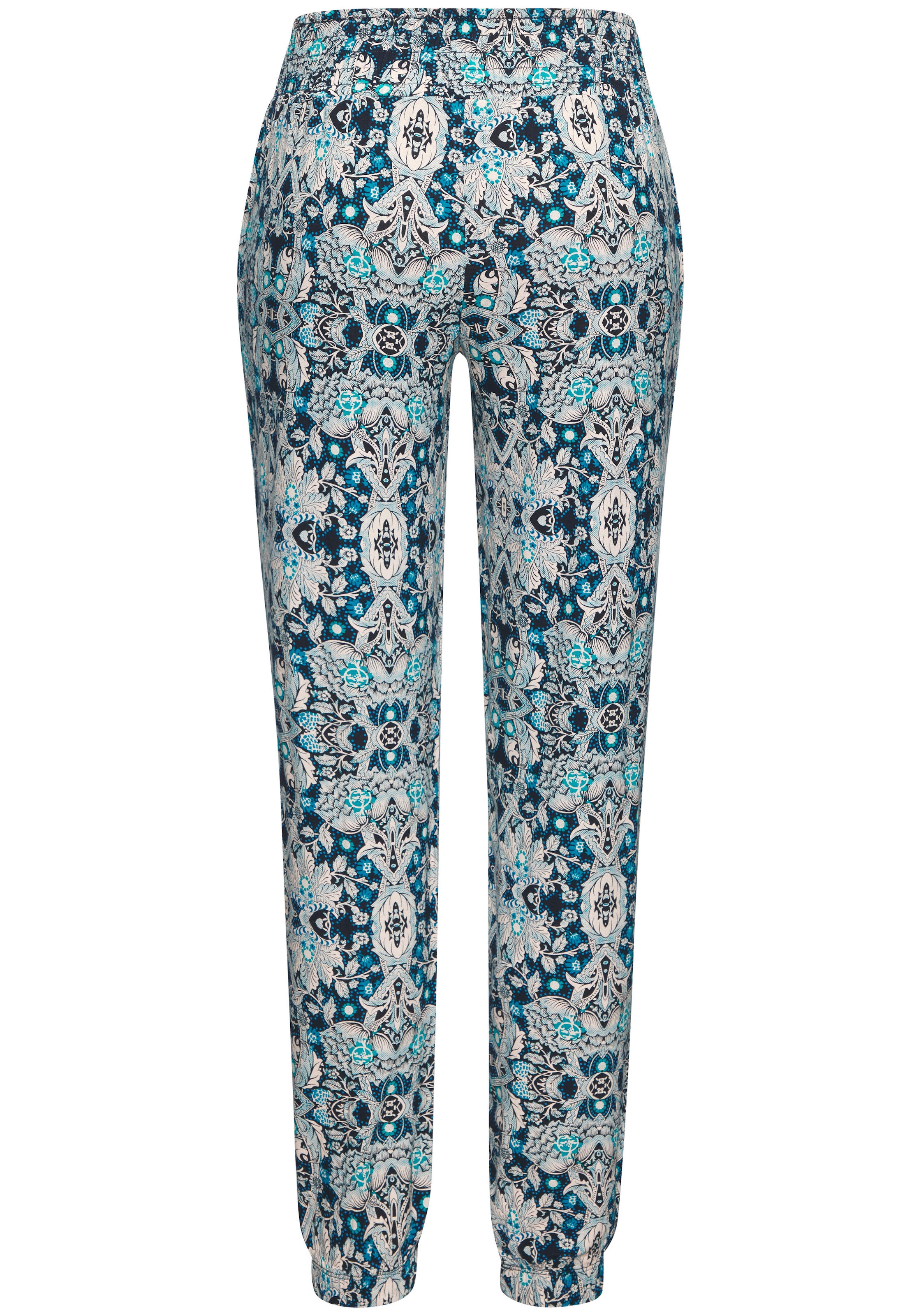 LASCANA Strandhose  mit Ethnoprint und Taschen, Sommerhose, Jerseyhose