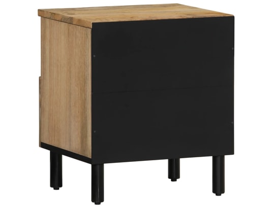 VIDAXL - Tables de chevet 2 pcs 40x33x46 cm bois de manguier solide