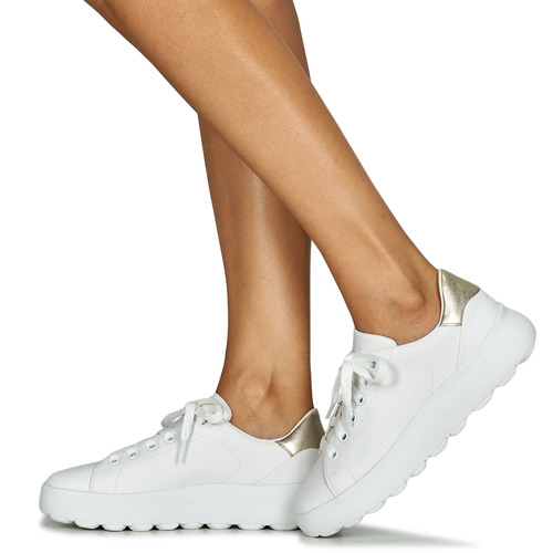 Geox - D SPHERICA EC4.1 SNEAKERS - Blanc / Argenté