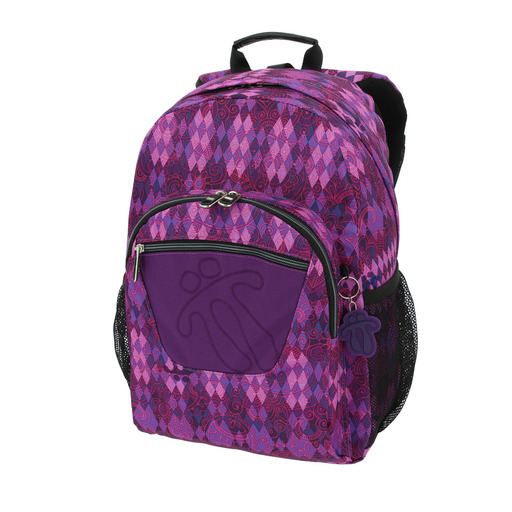 Mochila escolar adaptável a carrinho, aquarela.