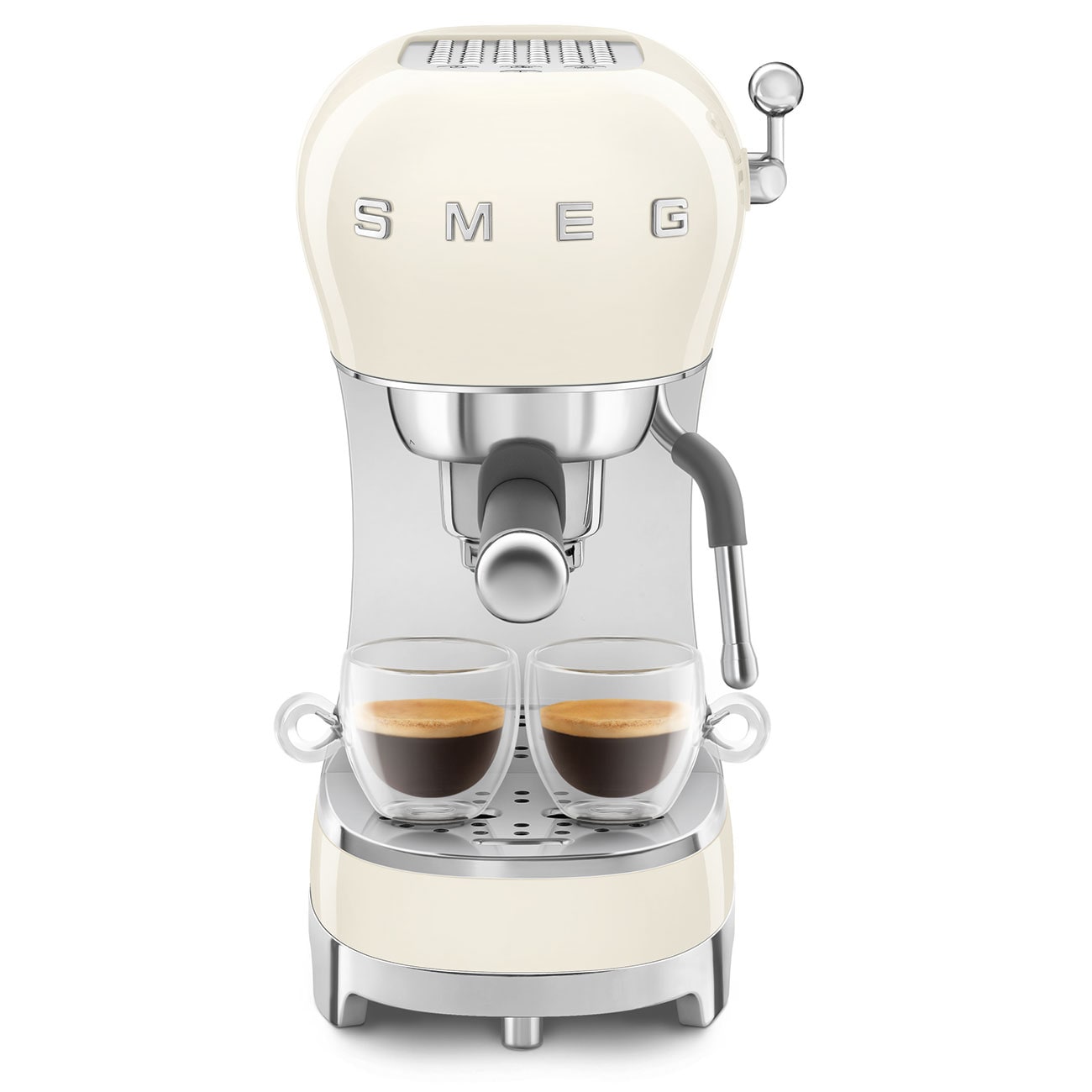 SMEG Espresso-Kaffeemaschine Creme 50´'s Style