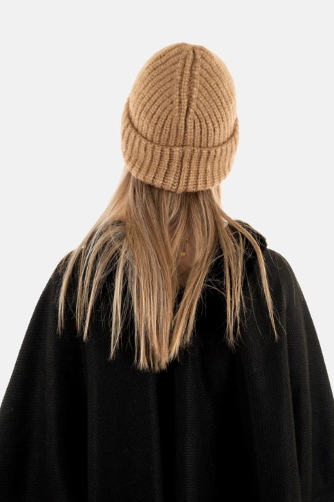 bonnets superdry rib knit 1jl toasted coconut brown