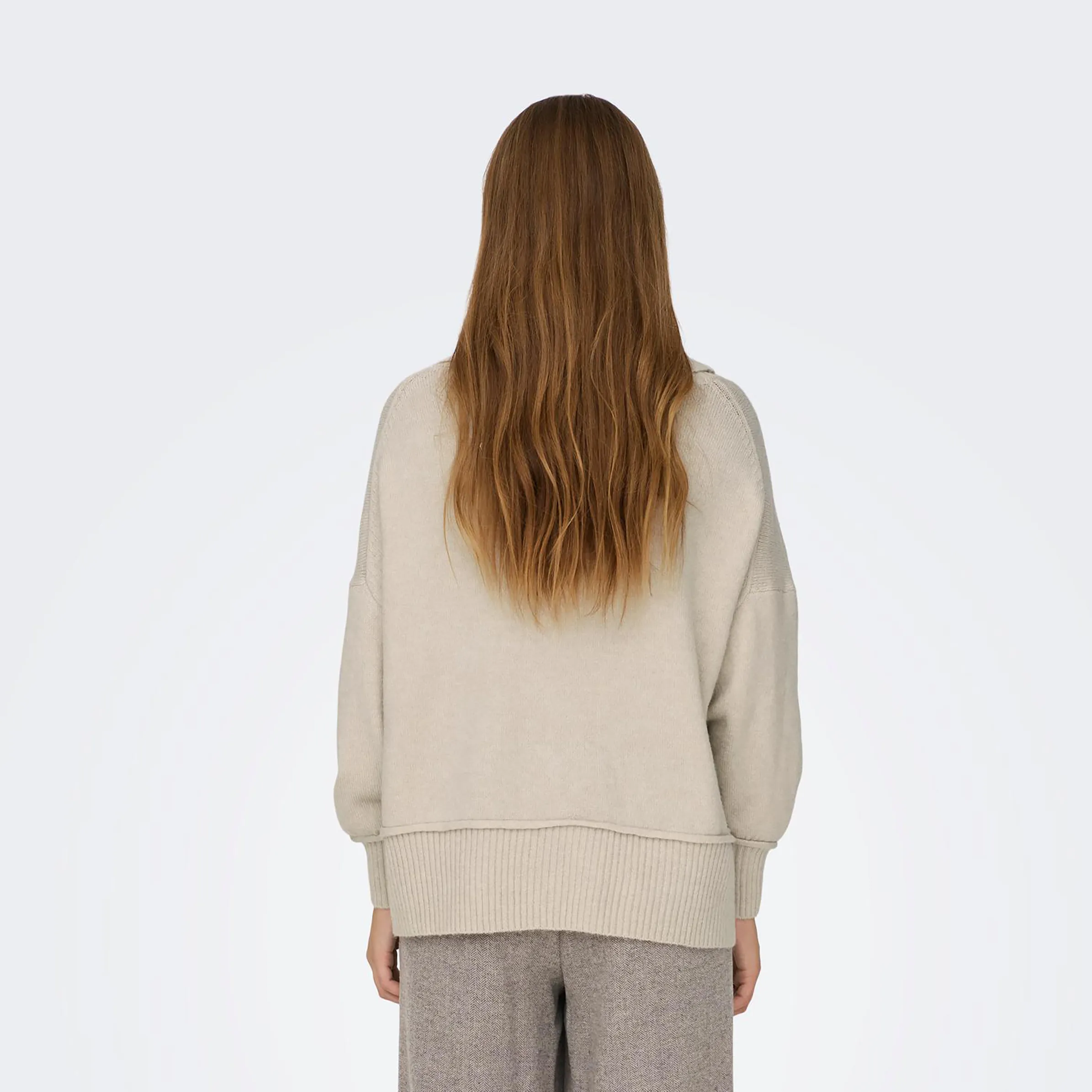 Only ONLHAZEL LS COWLNECK Strickpullover