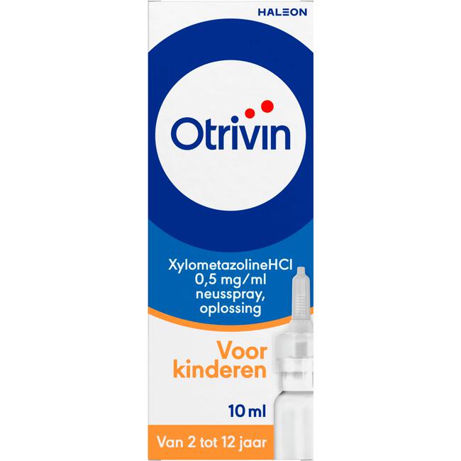 Otrivin Xylometazoline HCI 0,5 mg/ml Kinder Neusspray bij een Verstopte Neus 10 ML
