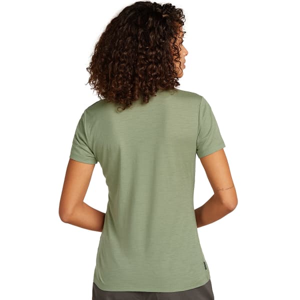 T-shirt randonnée ICEBREAKER W MERINO 150 TECH LITE SS TEE LICHEN