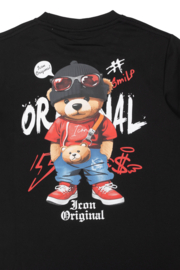 Icon rebel bear set - zwart