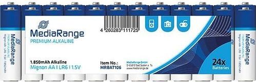 MediaRange - Premium - Alkaline Batterijen - 24 x AA - 1850 mAh