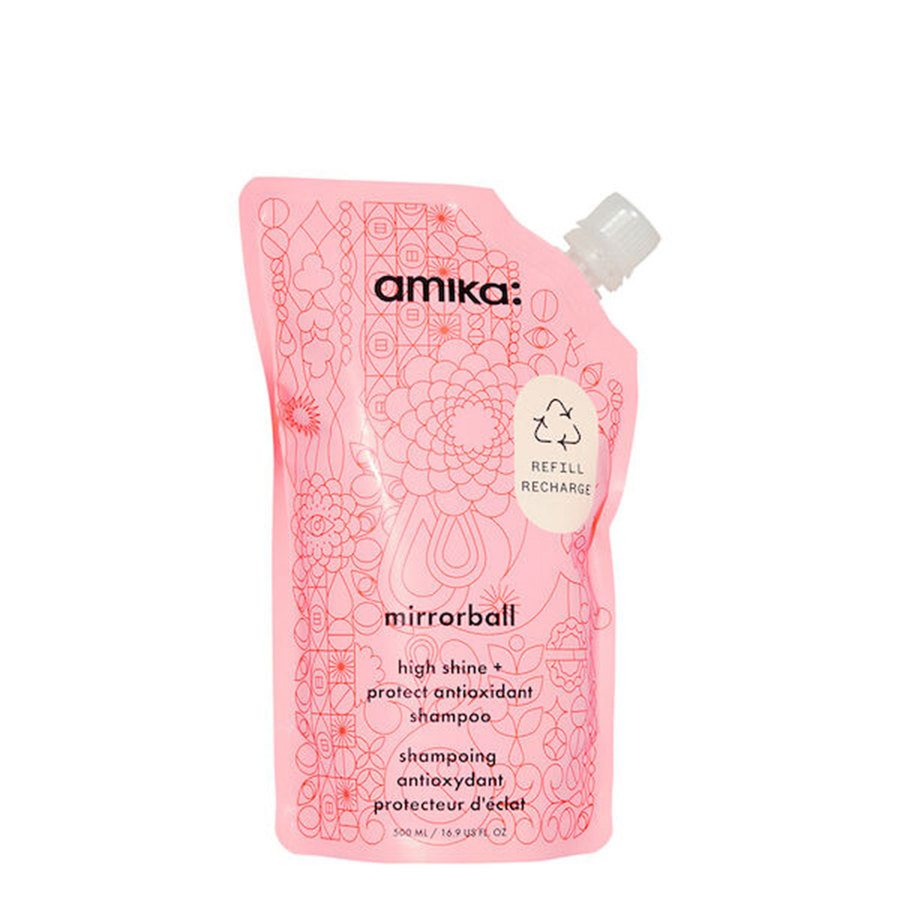Amika Mirrorball High Shine + Protect Antioxidant Shampoo Refill 500ml