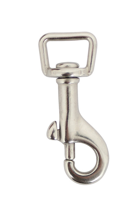 Karabinhage 50 mm rustfri stål