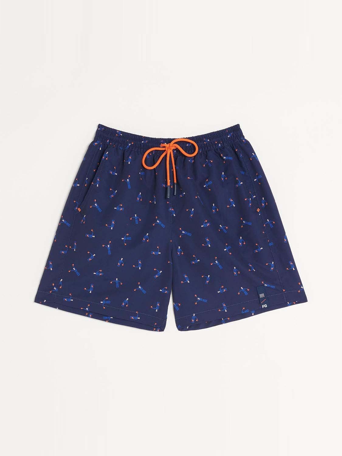 Short de Bain Homme Fabriqué en France Marine