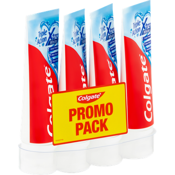 Colgate Triple Action Whitening Tandpasta Voordeelverpakking 4 x 75 ml