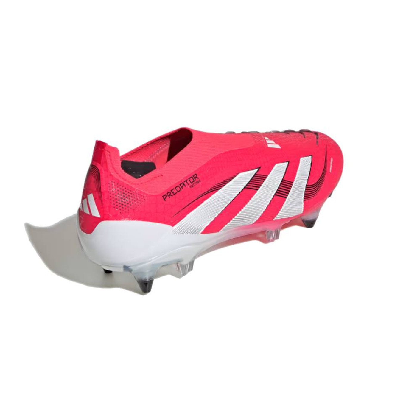 Adidas Predator Elite Veterloze IJzeren-Nop Voetbalschoenen (SG) Rood Wit Zwart