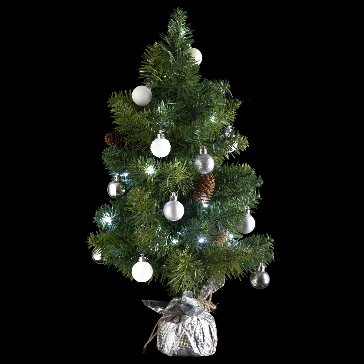 SAPIN COPPER AVEC ACCESSOIRES 20LED H.50CM