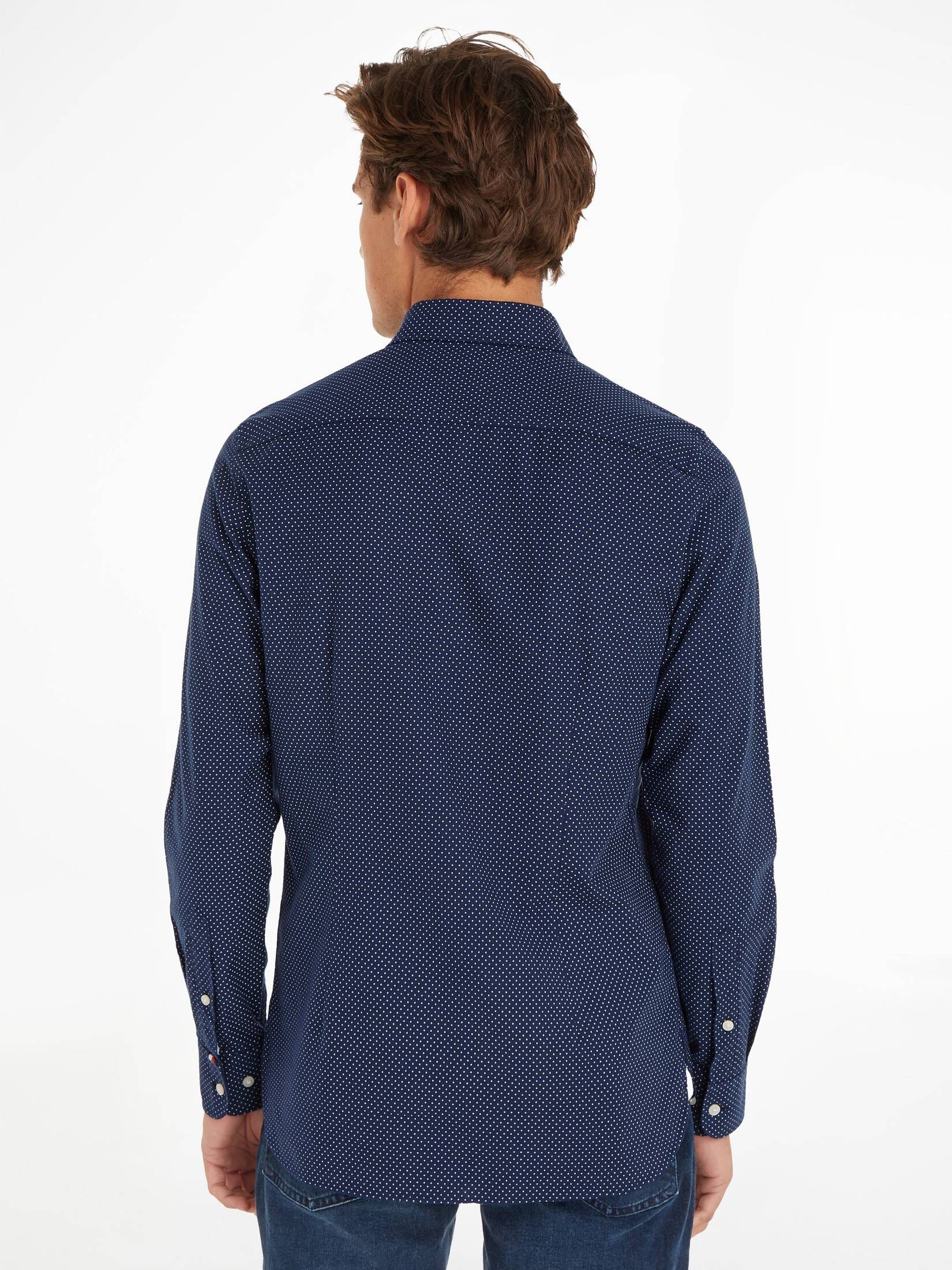 Tommy Hilfiger| Herren Hemd Langarm Slim Fit