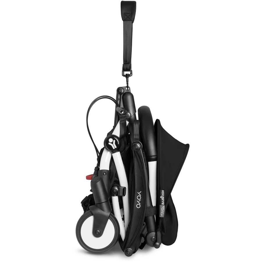 BABYZEN Kinderwagen YOYO 6+ connect White mit Textilset Black