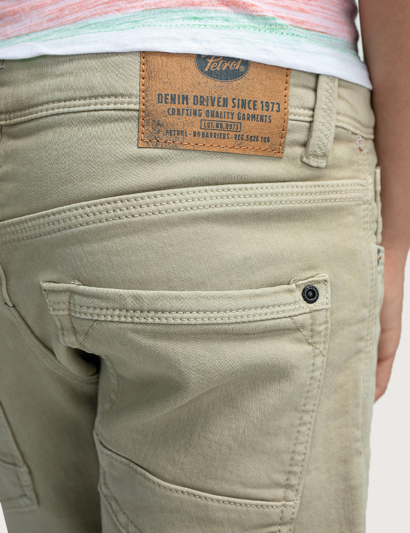 PETROL IND SHORT JOGG JEAN EUCALYPTUS HOMME