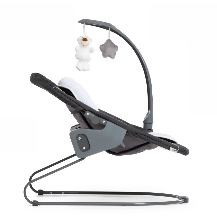hauck Babyaufsatz Alpha Bouncer 2in1 Deluxe Melange Grey