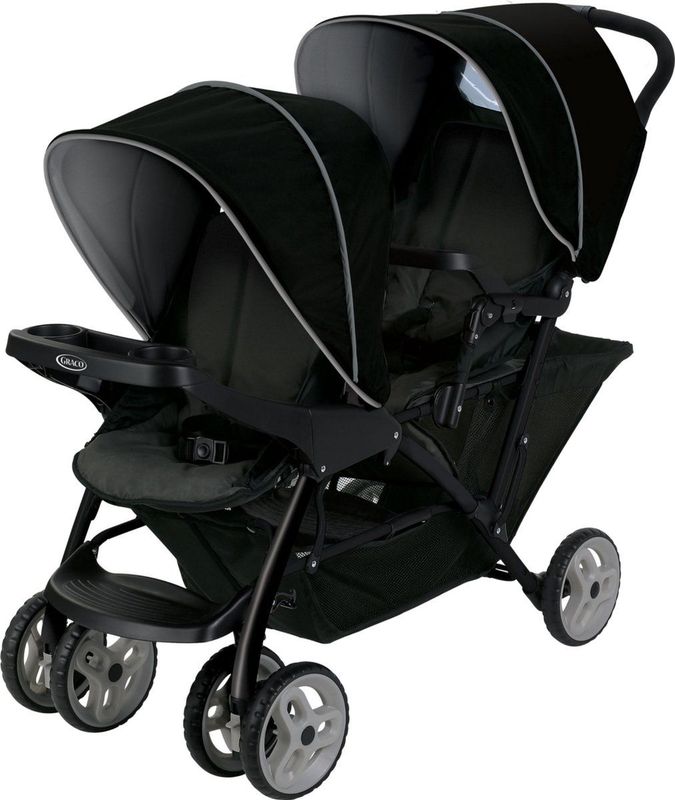 Graco Stadium Duo Buggy - Black / Grey