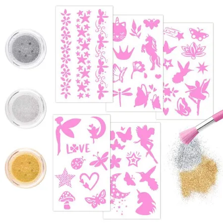 Depesche Fantasy Model Glitzer Tattoo Set FAIRY