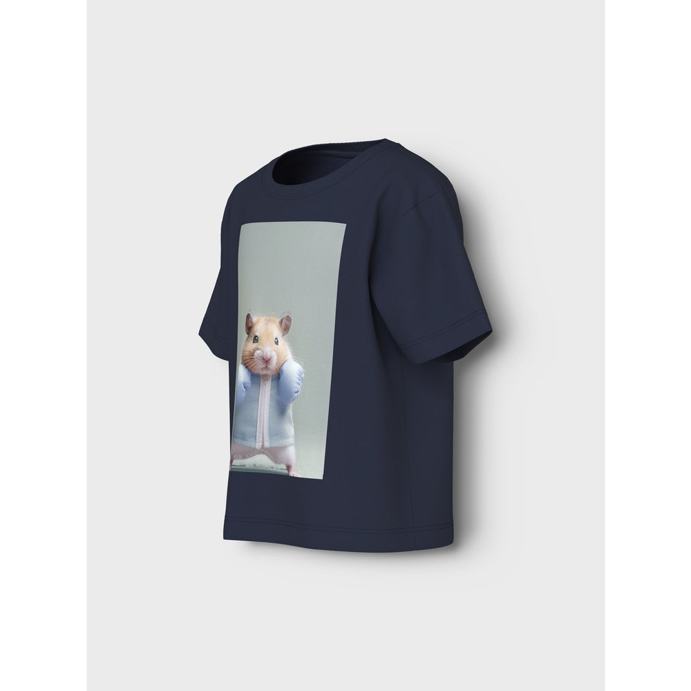 Køb Name It Navy Blazer Boxing Hamster Nmmvoto Ss Nreg Top