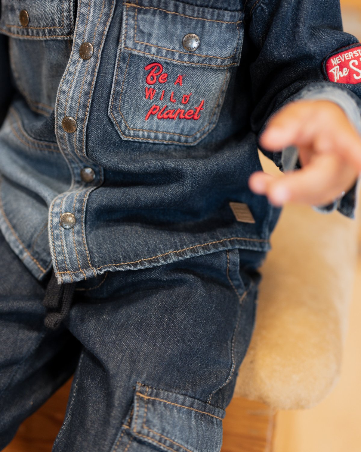 Denim Bukse Barn – 100% Bomull | James Contrast