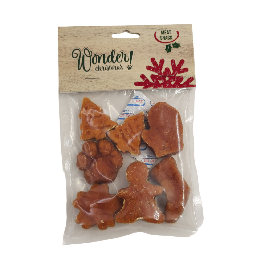 Petisco de Natal Maravilhoso de Carne para Cães