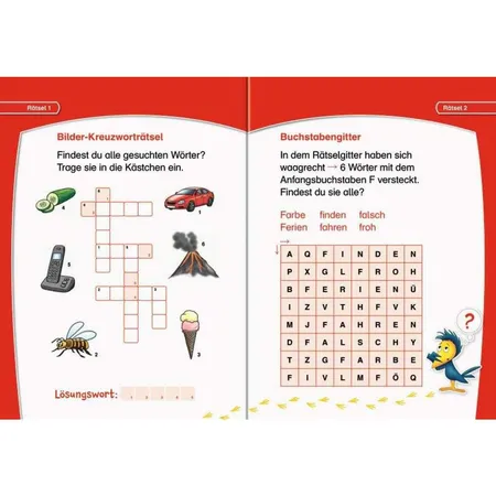 Ravensburger Leserabe: Kreuzworträtsel zum Lesenlernen (1. Lesestufe)