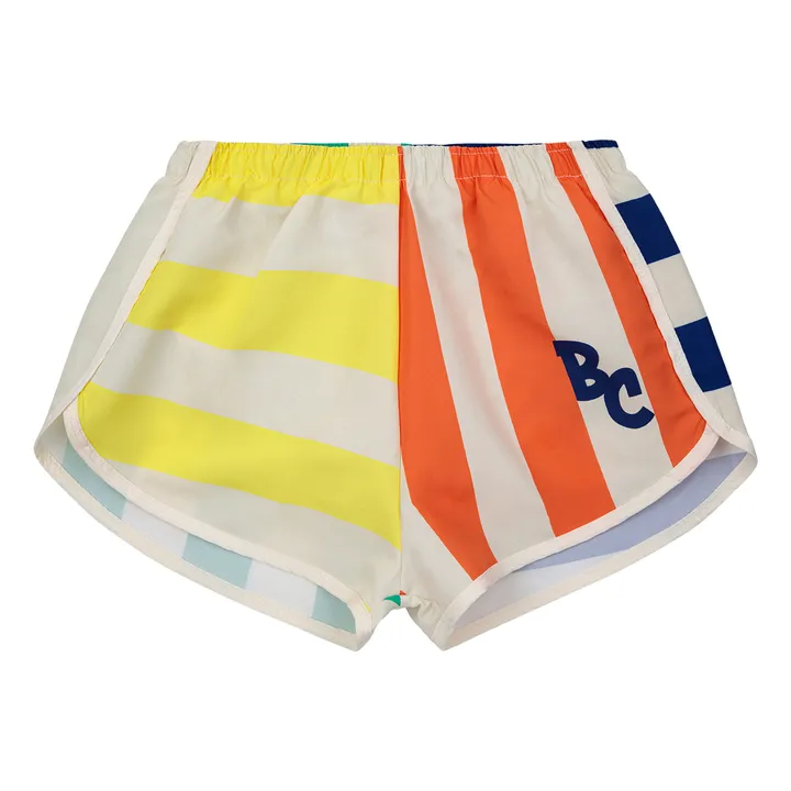 Bobo Choses Short de Bain Rayé | Ecru