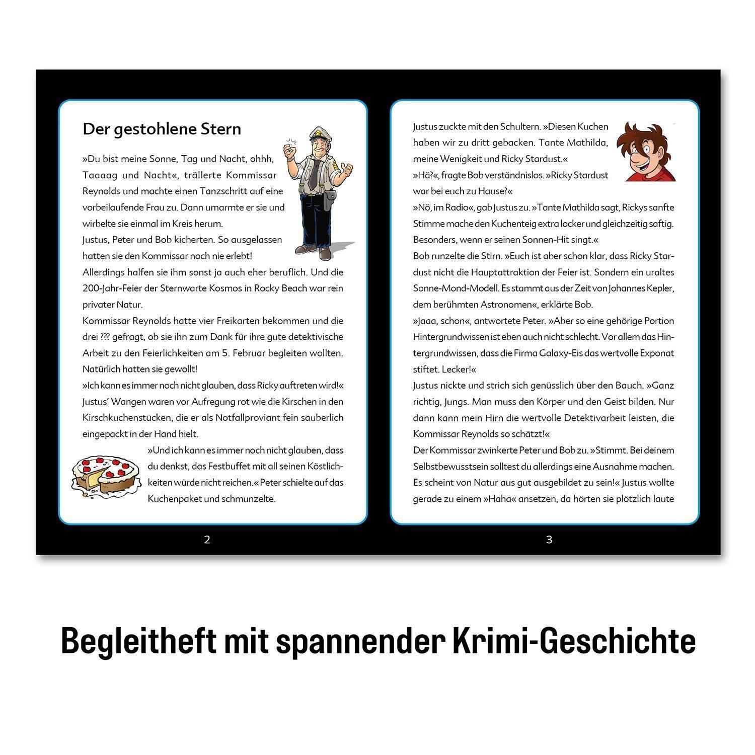 Krimipuzzle DIE DREI Kids DER GESTOHLENE STERN