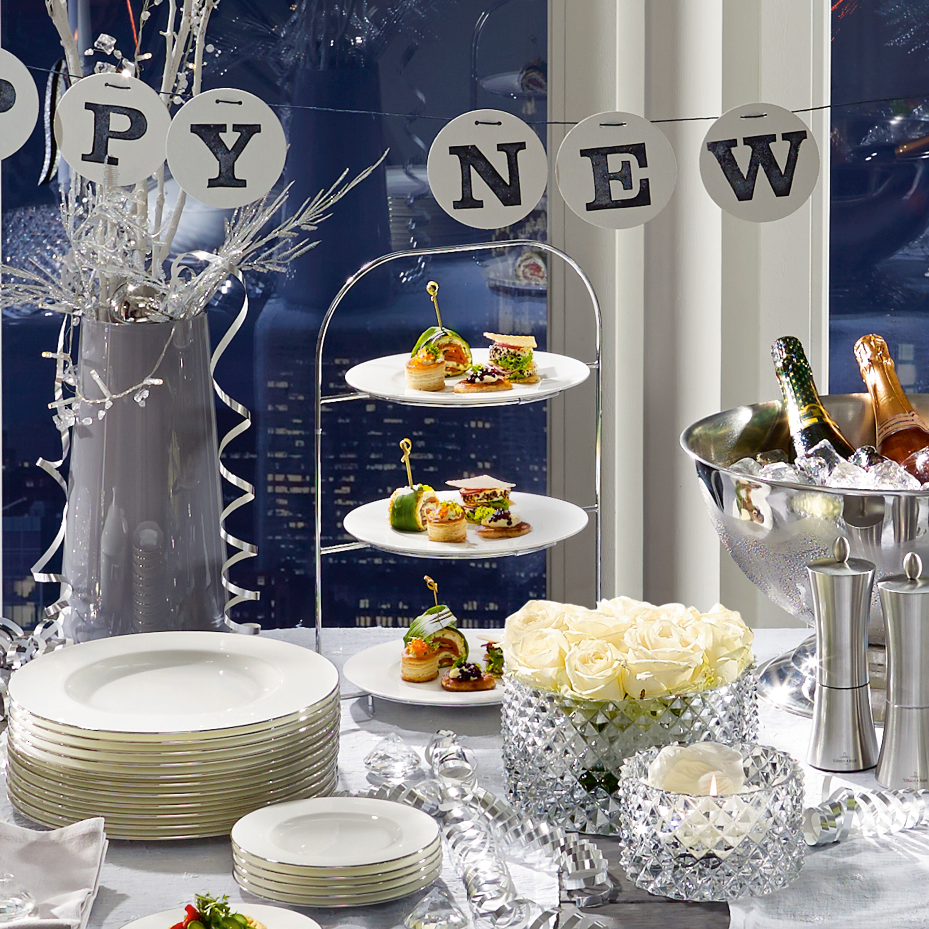 Anmut 3 Tier Stand Stainless steel, 11.9'' x 7.7'', stainless steel